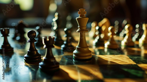 In-depth analysis of chess game, AI Generated