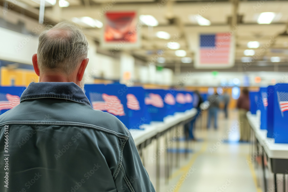 Voting on US Election Day