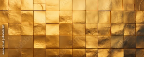 Shiny brass wall texture