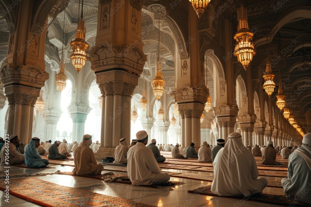 Inside a Majestic Mosque