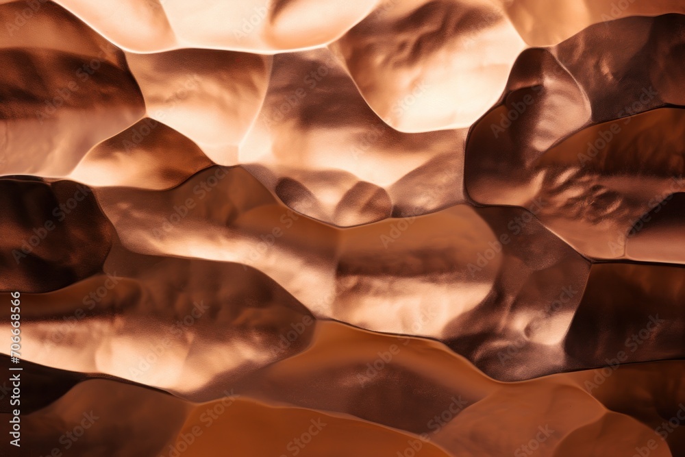 Shiny copper wall texture - obrazy, fototapety, plakaty 