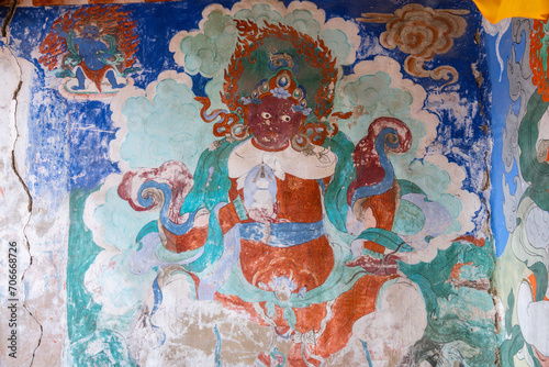 Diskit Monastery, Thangkas, Buddhist Art, Tibetan Buddhism photo