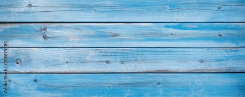 Sky Blue wooden boards with texture as background