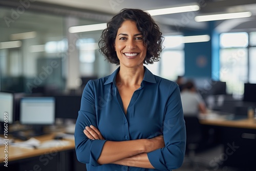 Mature Hispanic Business Wo...