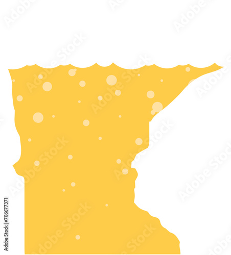 Drinking Craft Beer Brewing Liquor Pattern Vector Illustration Graphic Bubbles Foam Minnesota