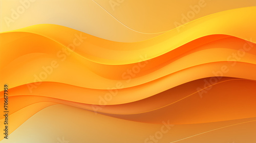  Abstract wavy yellow-orange background.