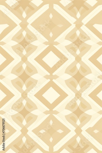 Symmetric ivory square background pattern