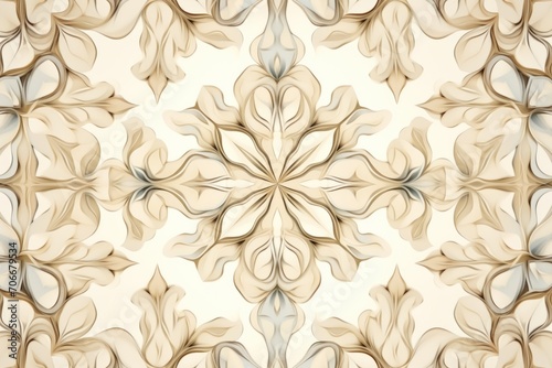 Symmetric ivory square background pattern © Lenhard