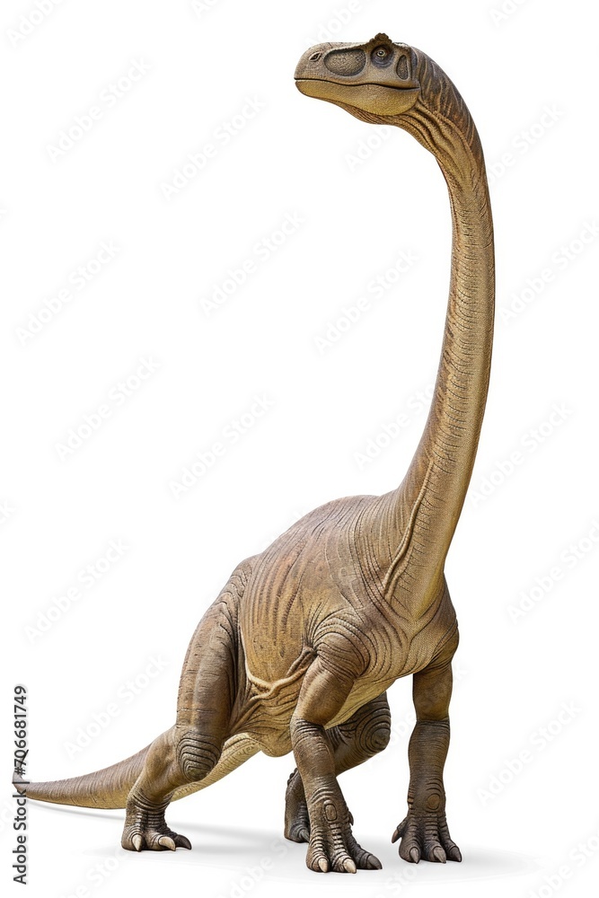 Obraz premium Brachiosaurus on white background