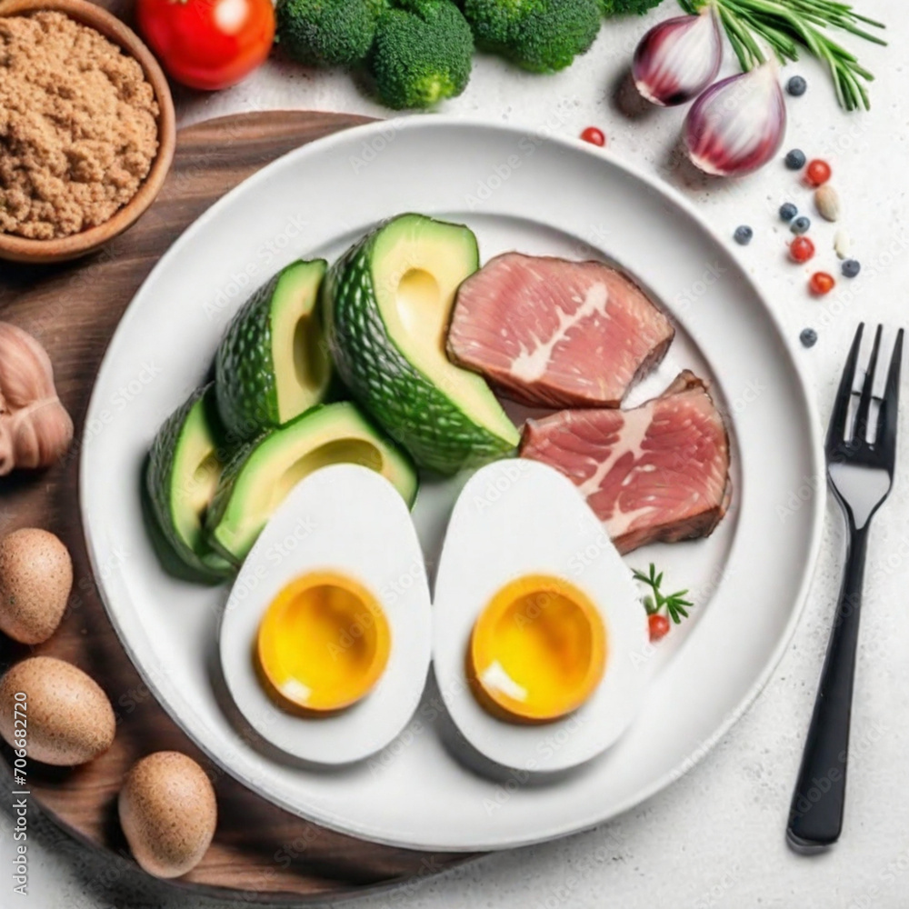 fried eggs with vegetables fried eggs with vegetables