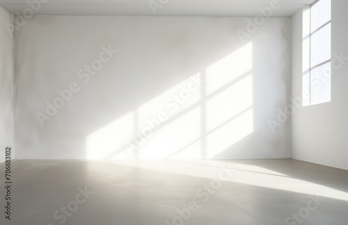 a white wall is facing some light