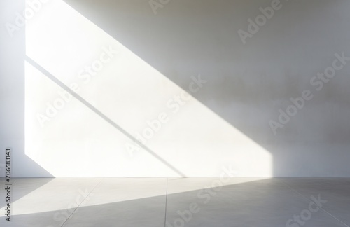 a white wall is facing some light