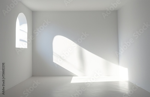 a white wall is facing some light