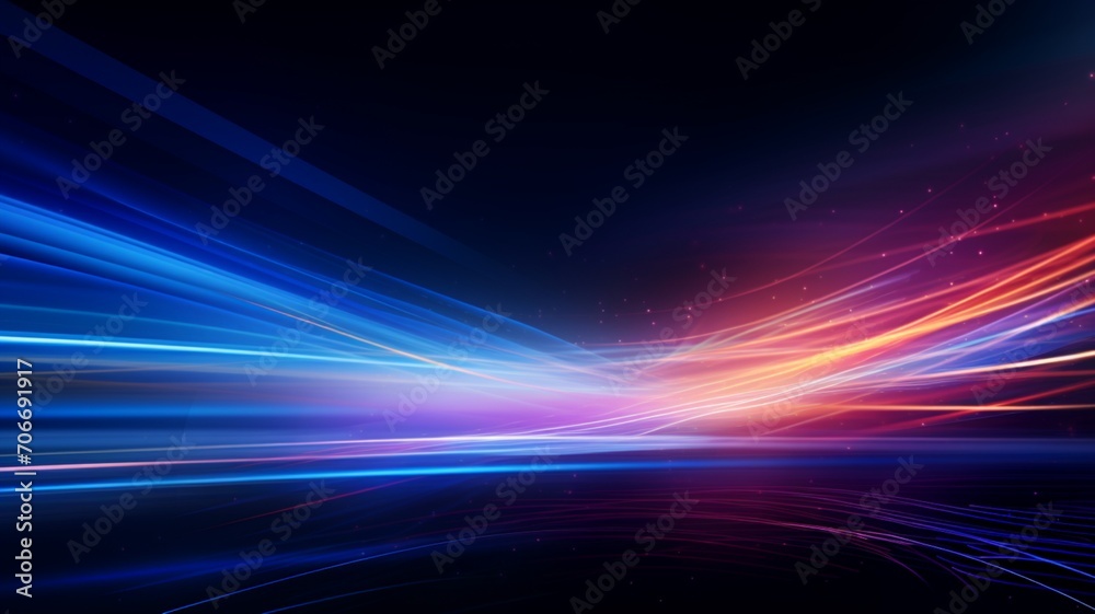 Colorful abstract light element effect background illustration