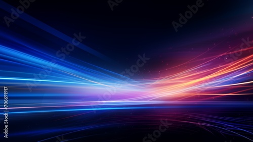 Colorful abstract light element effect background illustration
