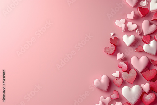 Valentine's Day background with copy space