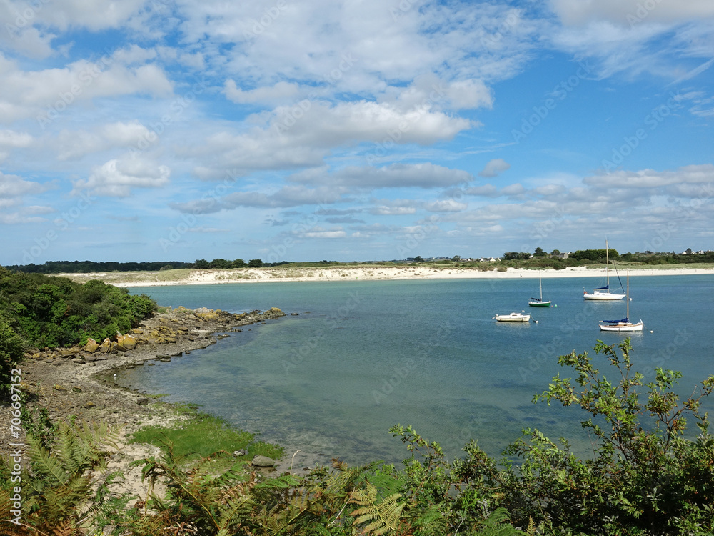 Anse du Guillec en Bretagne