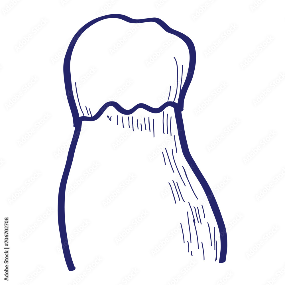 Hand drawn Vector sketch. illustrahion mushroom Hand drawn Vector sketch. illustrahion mushroom