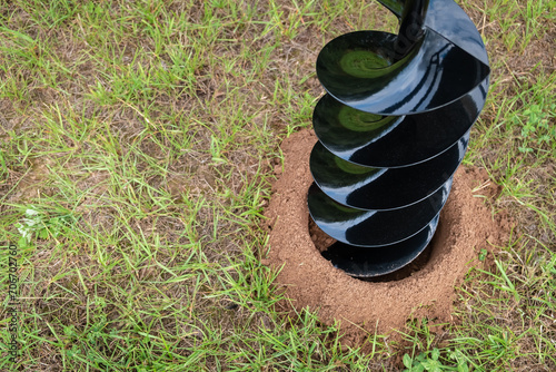 Foto The drilled ground