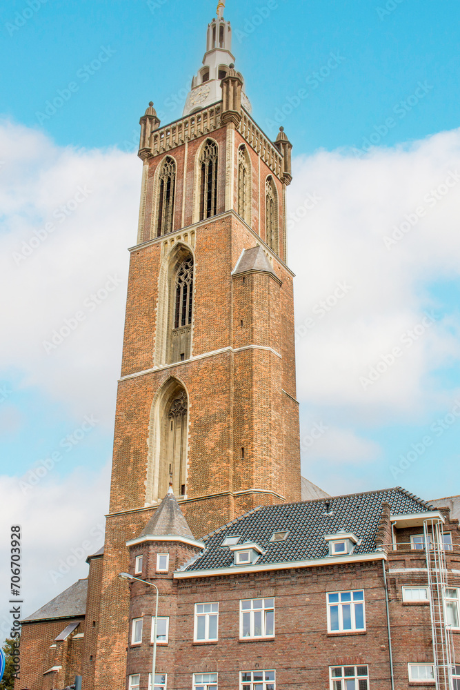 Obraz premium St. Christopher's Cathedral (Christoffelkathedraal) in Roermond in the province of Limburg Netherlands (Nederland)