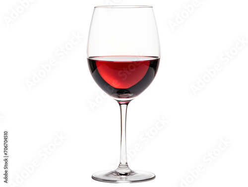 a glass of red wine