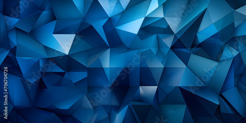 Blue triangular abstract background, Grunge surface, 3d Rendering