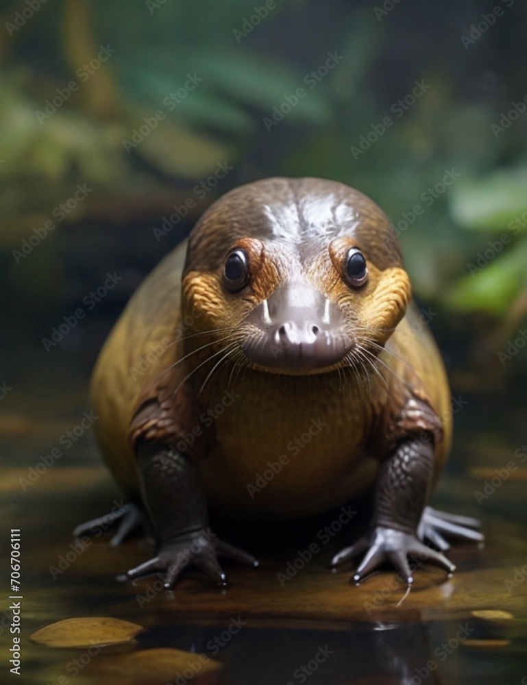 Fototapeta premium animal with flippers