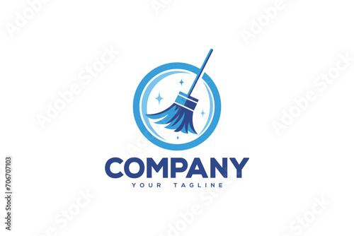 Logo design designated to the cleaning industry.	