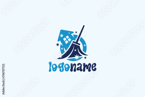 Logo design designated to the cleaning industry. 