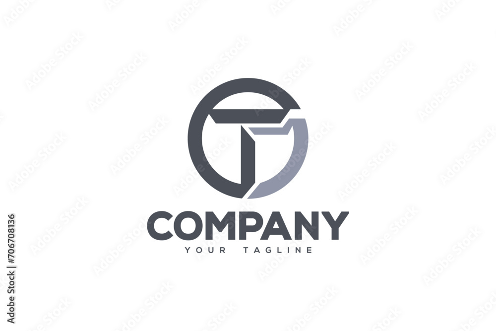 Letter T Logo Design - Logo Design Template	