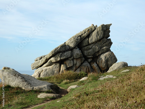 Rochers Roc'h Paotred Ar Sabat à Plouescat photo