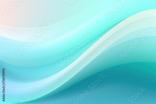 turquoise pastel gradient wave soft background pattern © Lenhard