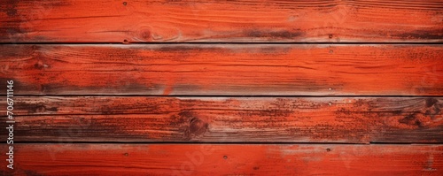 Vermilion wooden boards with texture as background