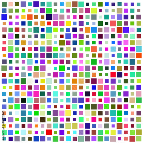 seamless pattern with coloured squares © JoseVicenteCarratala