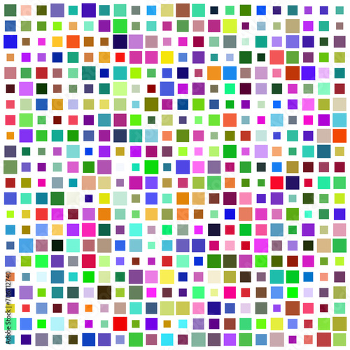 seamless pattern with coloured squares