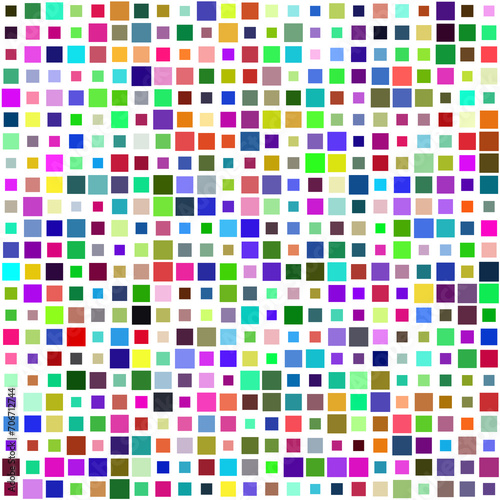 seamless pattern with coloured squares © JoseVicenteCarratala