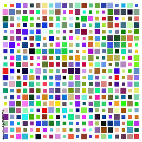 seamless pattern with coloured squares