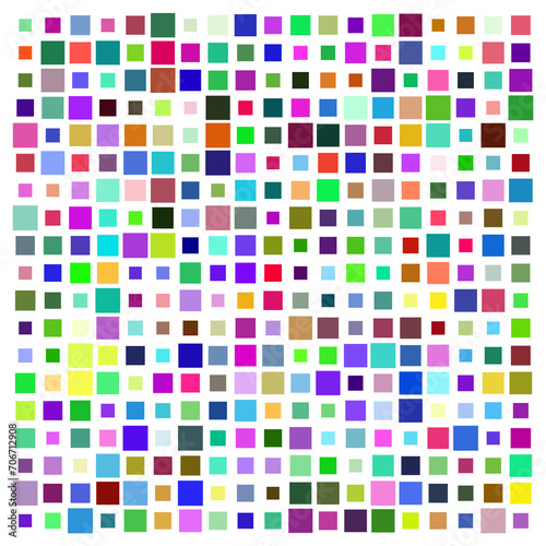 seamless pattern with coloured squares