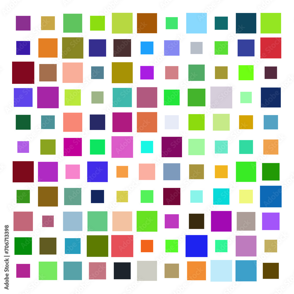 seamless pattern with coloured squares