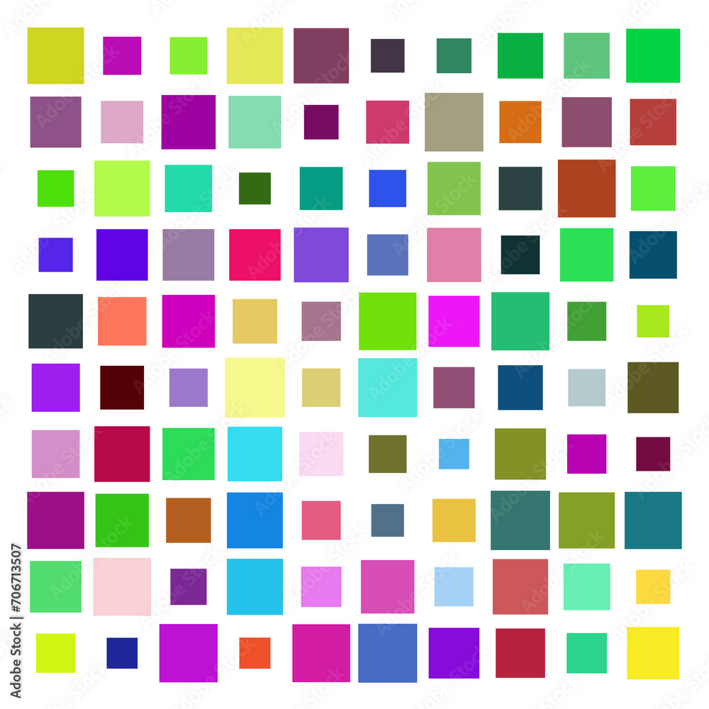 seamless pattern with coloured squares