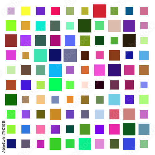 seamless pattern with coloured squares