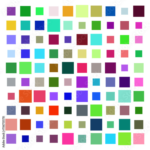 seamless pattern with coloured squares