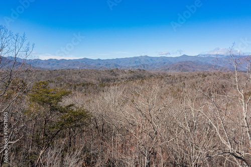 drone mountain views