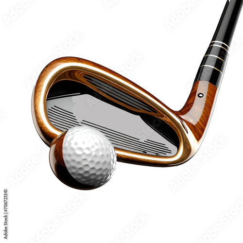 golf clubs, PNG format
