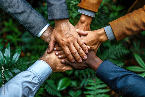  Autenticidad Corporativa: Imagen de Empleados apoyándose como equipo de trabajo en un Ambiente Inclusivo