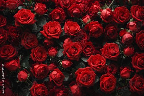 red roses background © Magic Art