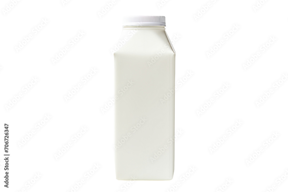Mock-up of a milk carton, juice, isolated on white Mock-up of a milk carton, juice, isolated on white