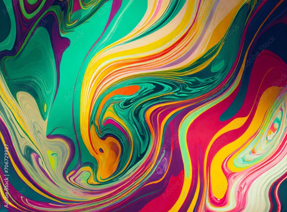 Abstract colorful psychedelic liquid marble background design Abstract colorful psychedelic liquid marble background design