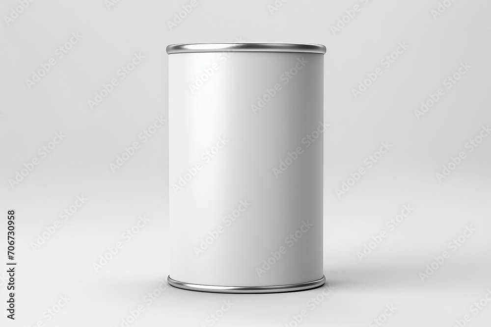 tin can isolated on white background tin can isolated on white background