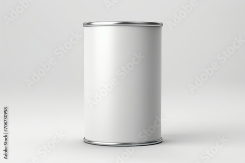 tin can isolated on white background